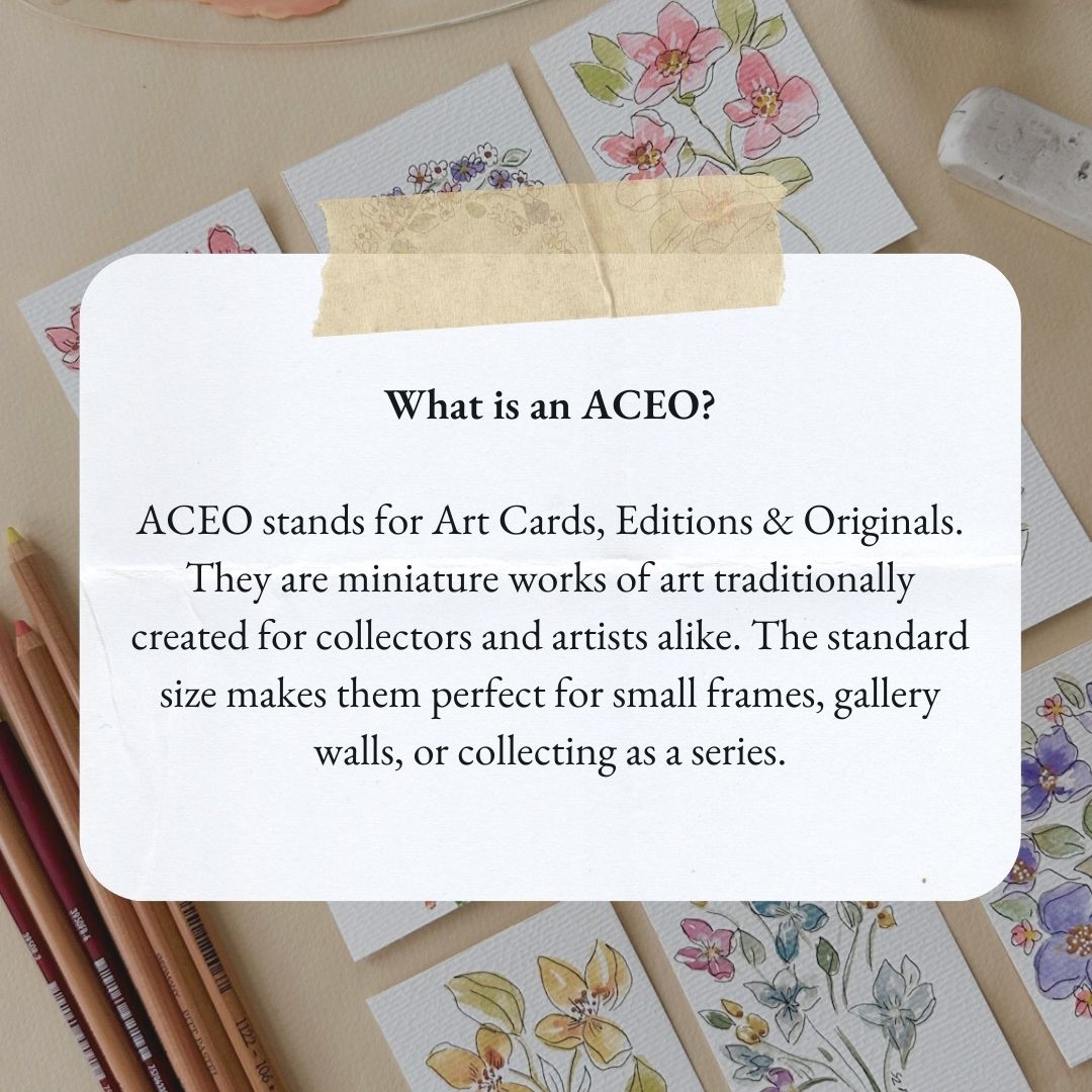 Handpicked – Original ACEO Painting (Batch 002 #7)