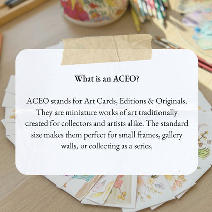 A Gentle Offering – Original ACEO Painting (Batch 004 #24)