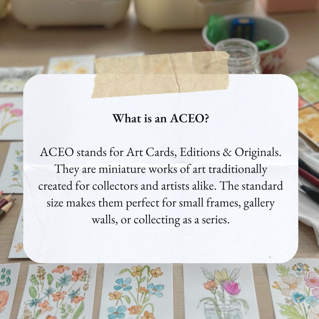 Set Down & Loved – Original ACEO Painting (Batch 005 #16)