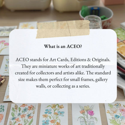 Set Down & Loved – Original ACEO Painting (Batch 005 #16)