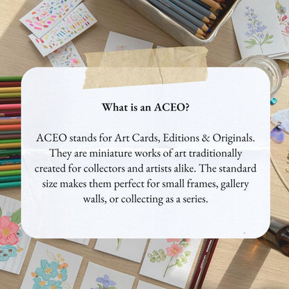 Garden Light – Original ACEO Painting (Batch 006 #9)