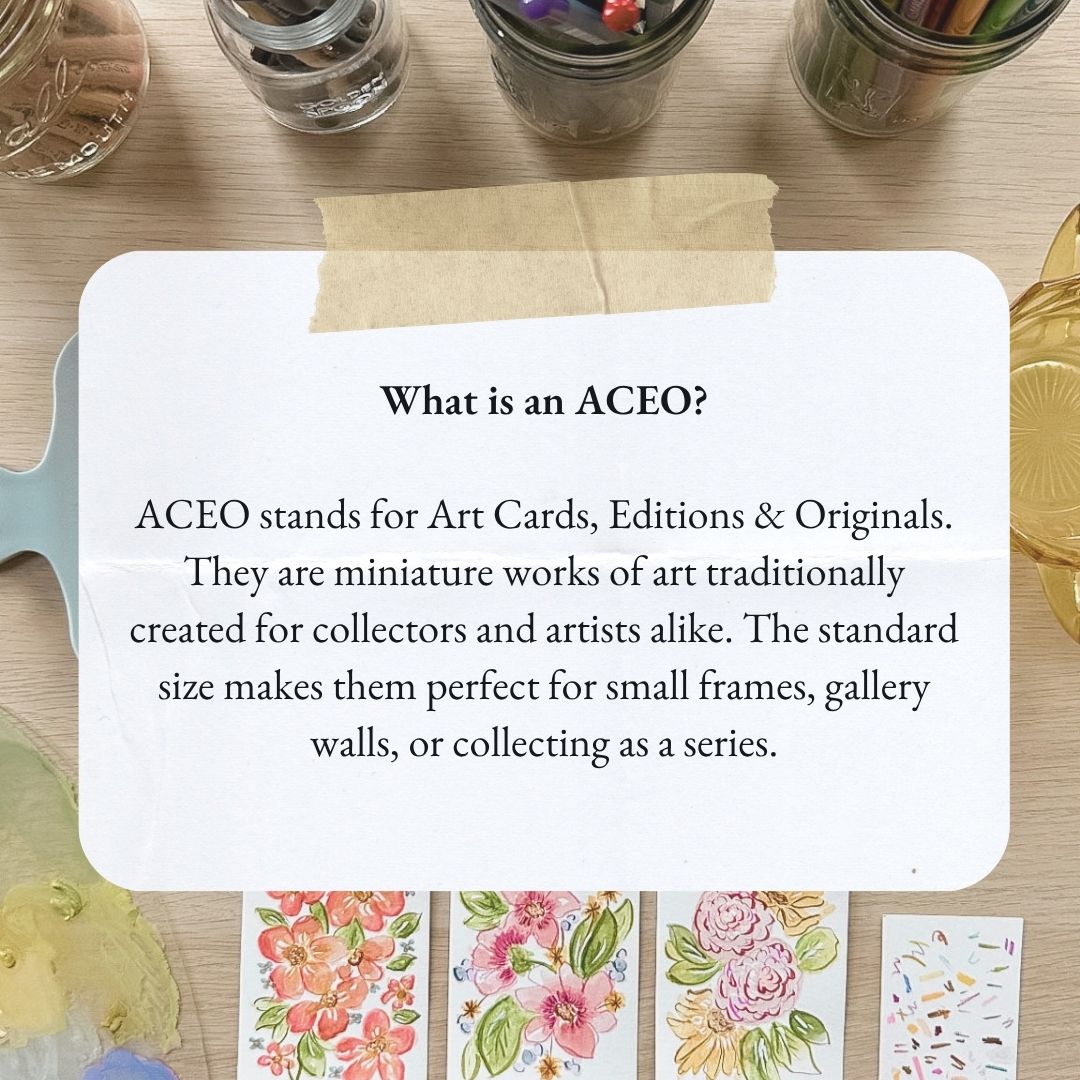 Lavender Garden – Original ACEO Painting (Batch 011 #10)