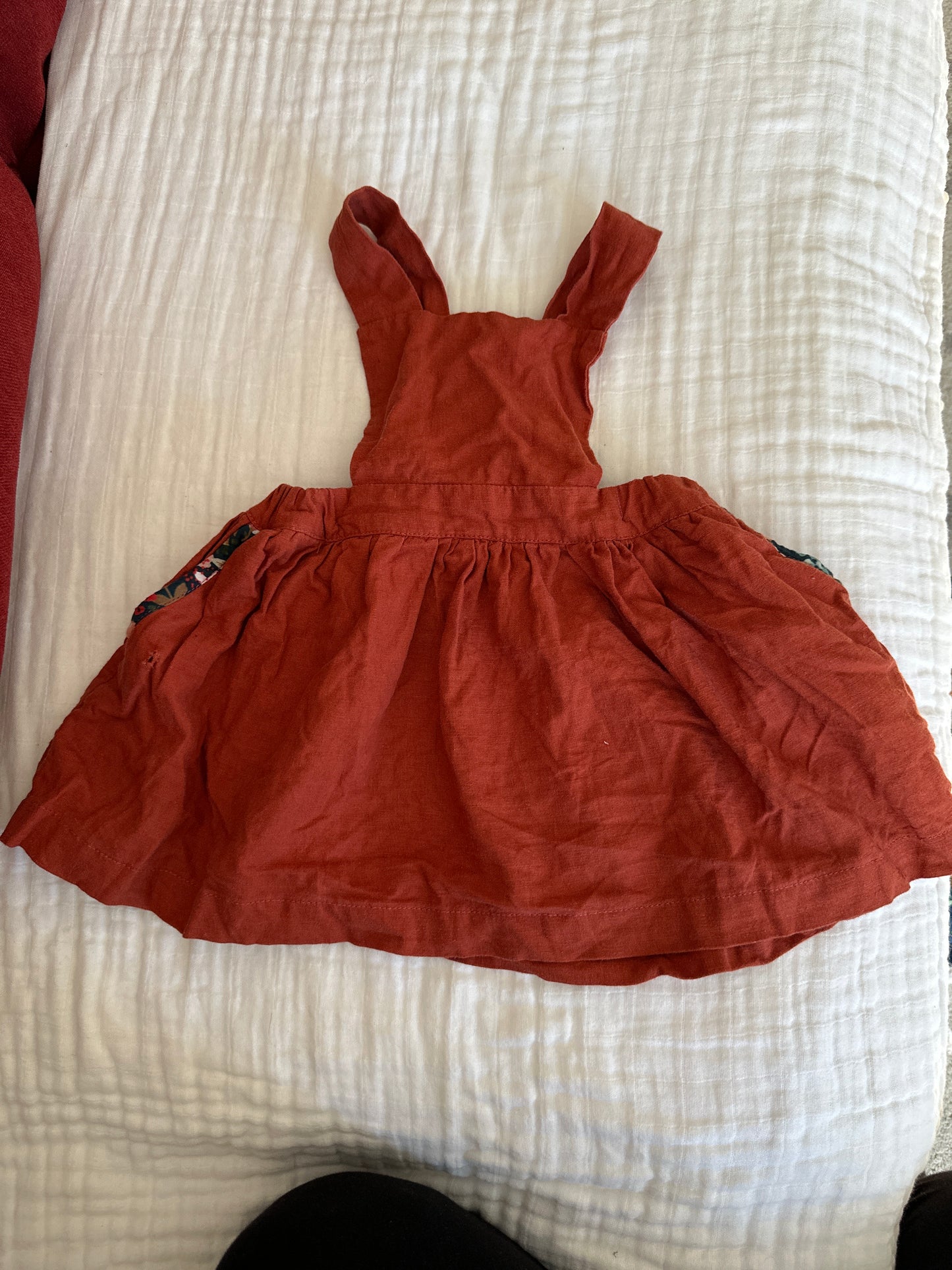 Very Loved Emmies Room Pinafore  - 12-18 month - Closet Sale 069