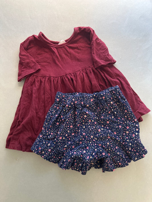 Vivie & Ash with Oso Baby bloomers - 6-18 - Closet Sale 018