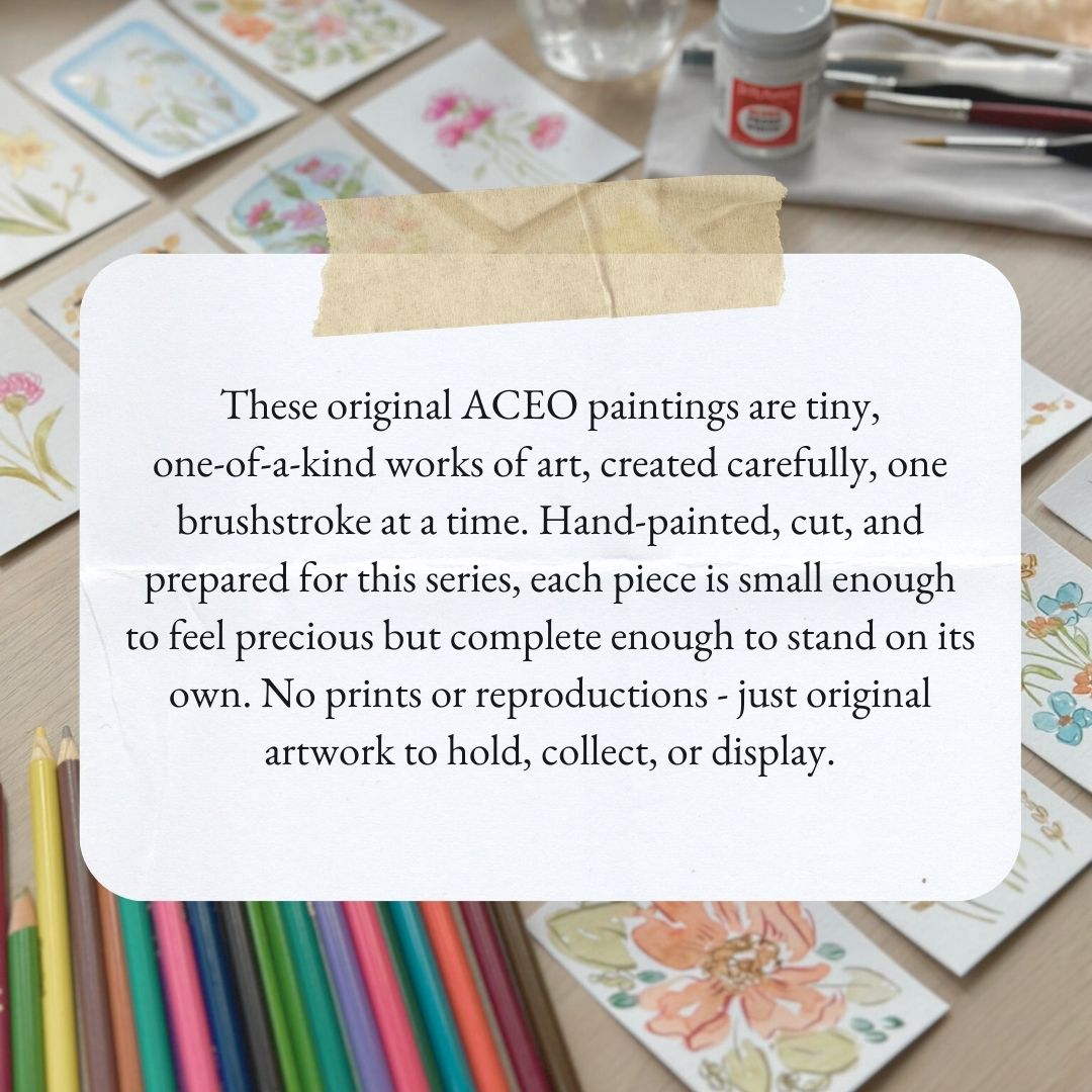 Simple as a Yes – Original ACEO Painting (Batch 005 #7)