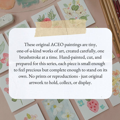 Handpicked – Original ACEO Painting (Batch 002 #7)