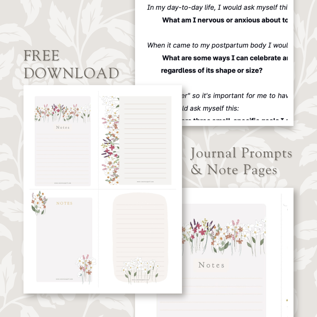 FREE: Journal Prompts & Note Pages