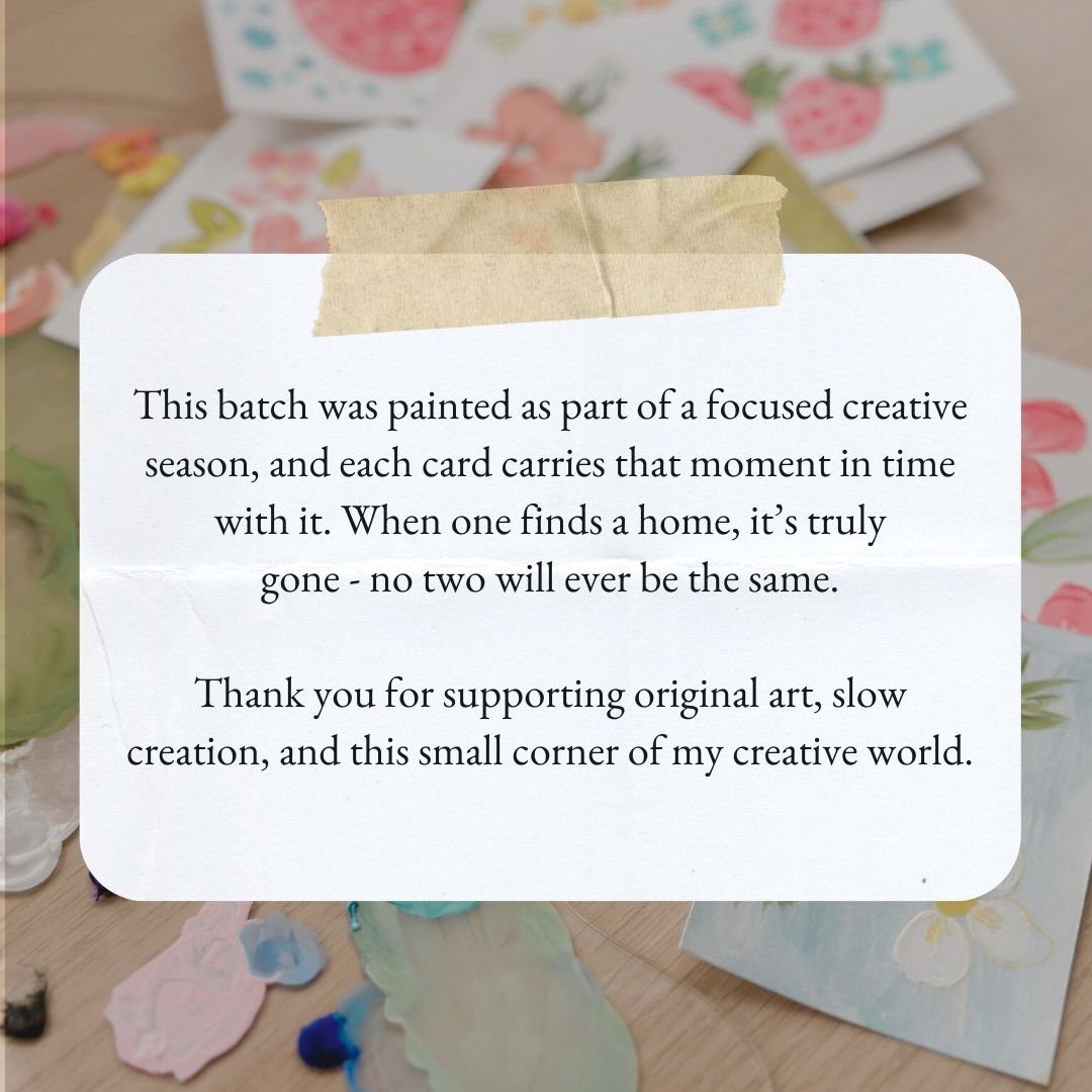 Garden Reverie – Original ACEO Painting (Batch 001 #2)