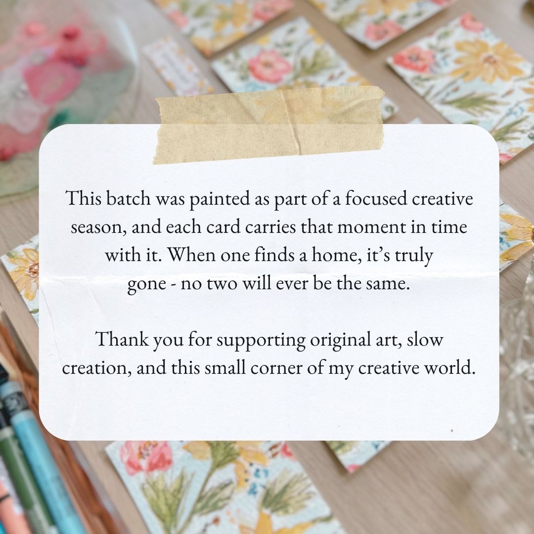 Summer Garden #1 – Original ACEO Painting (Batch 018 #1)
