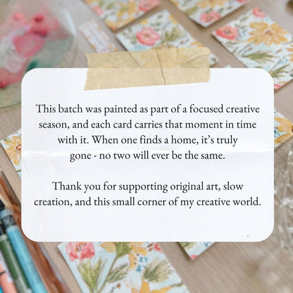 Summer Garden #1 – Original ACEO Painting (Batch 018 #1)