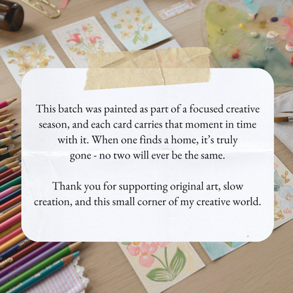 Quiet Garden Corner – Original ACEO Painting (Batch 009 #8)