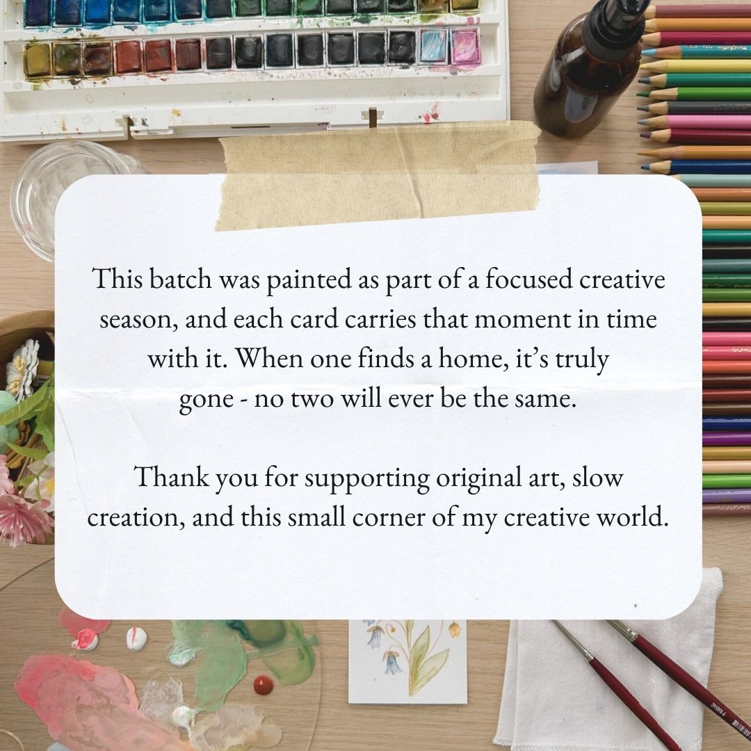 Cottage Blooms – Original ACEO Painting (Batch 008 #4)