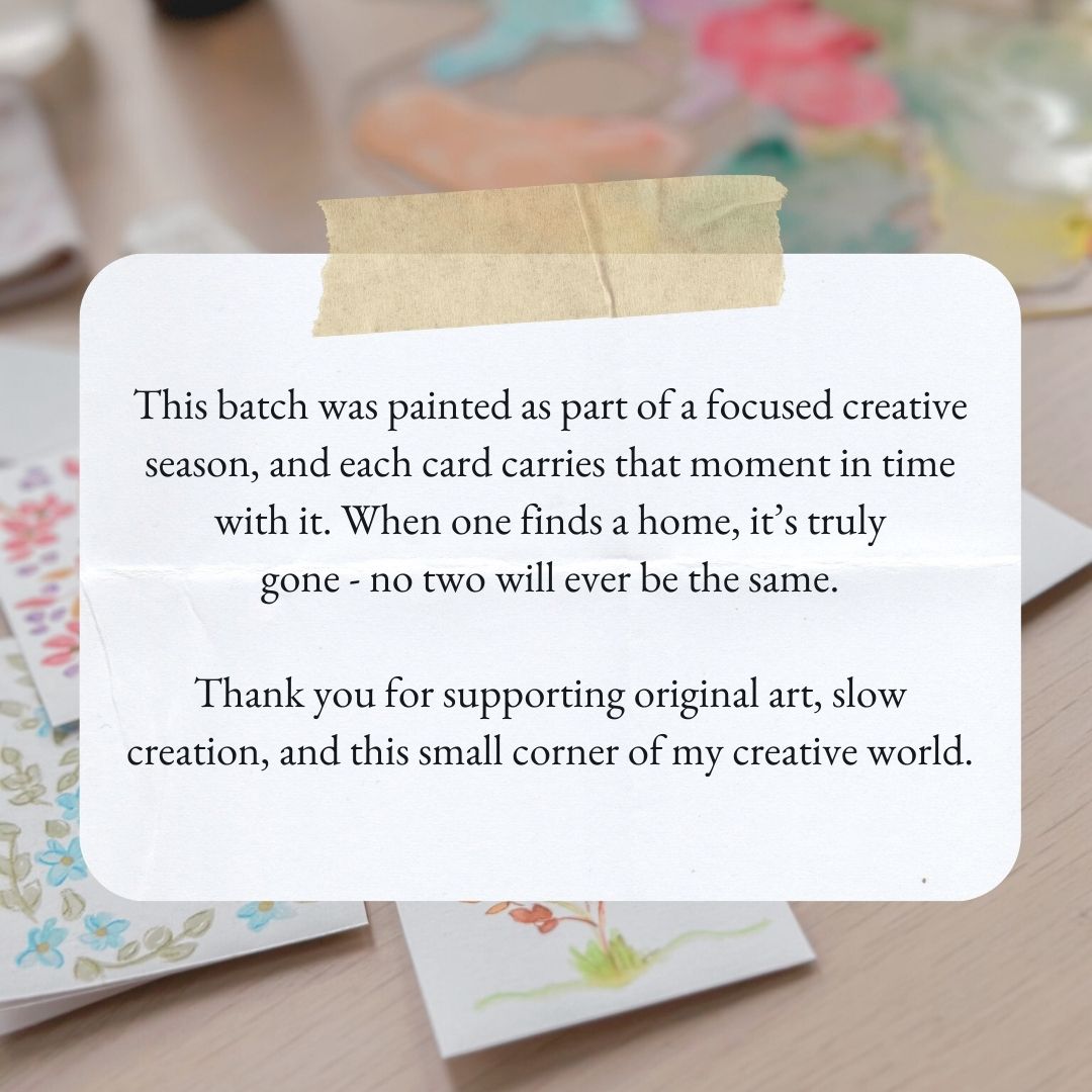 Soft Stem Study– Original ACEO Painting (Batch 003 #4)