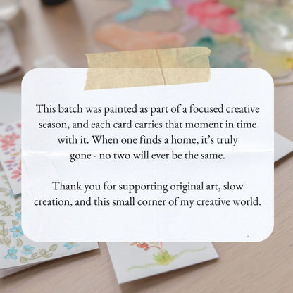 Soft Stem Study– Original ACEO Painting (Batch 003 #4)