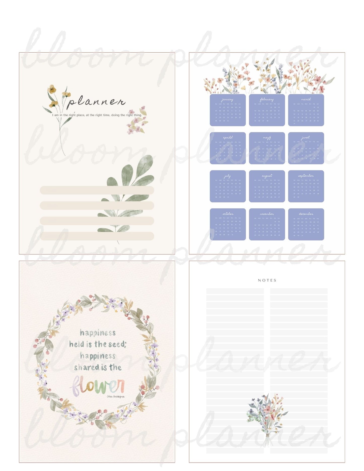 Bloom Planner