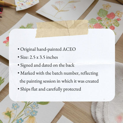 Garden Light – Original ACEO Painting (Batch 006 #9)