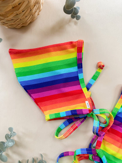 Rainbow Stripe Pixie- Choose your size
