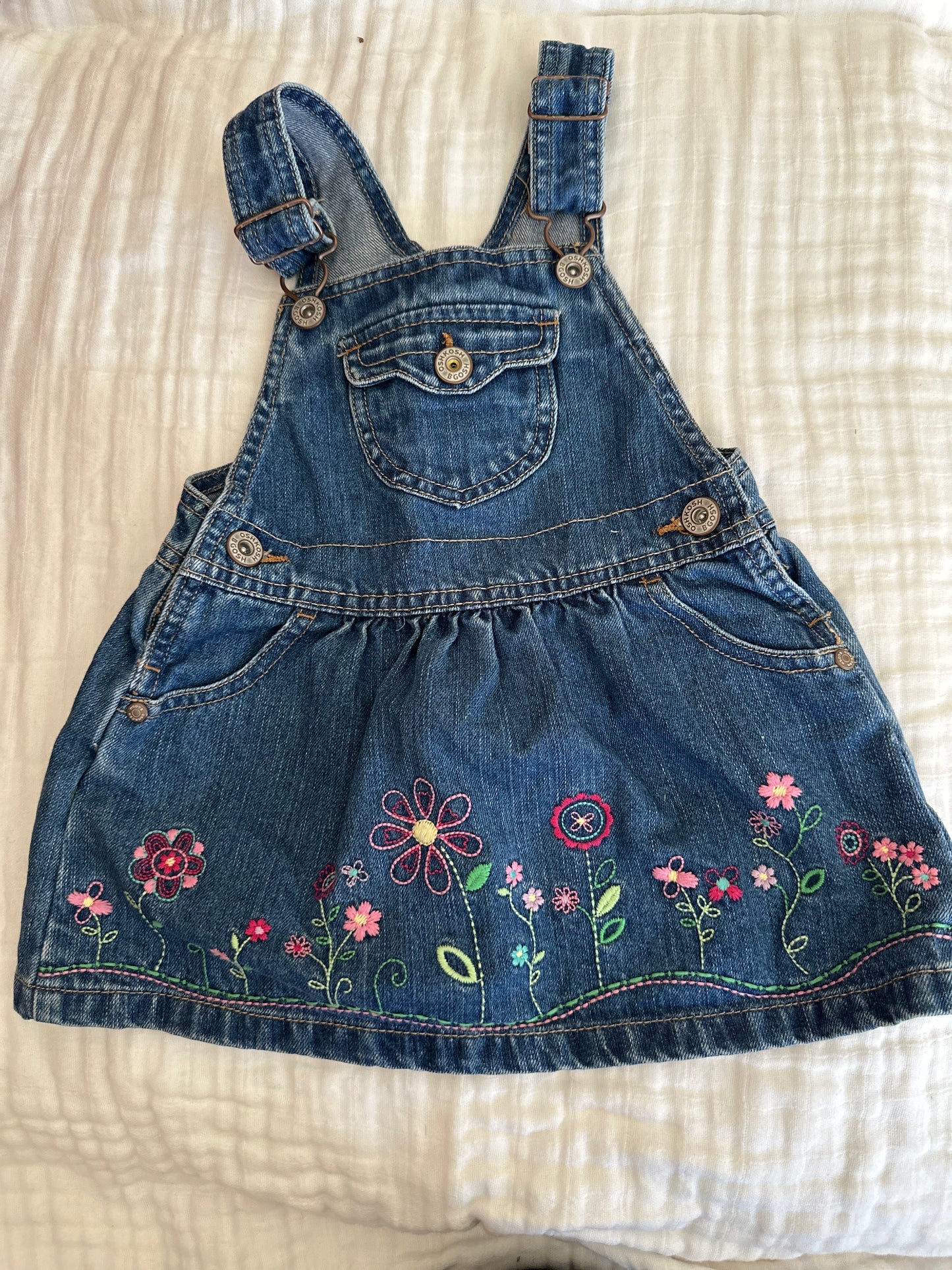 Osh Kosh Overall Dress - 3t - Closet Sale 074