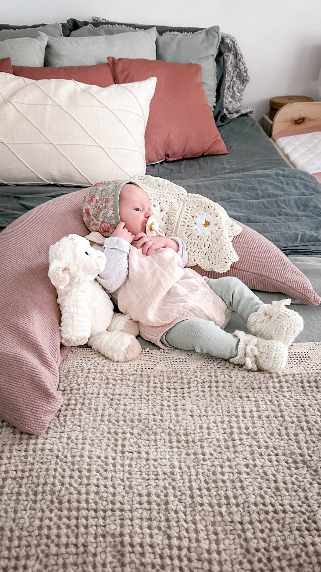 Little Planet Gauze Romper- 3-6 months - Closet Sale 008