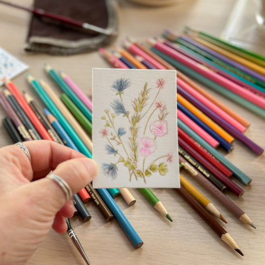 Garden Keepsake – Original ACEO Painting (Batch 004 #3)