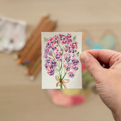 Garden Reverie – Original ACEO Painting (Batch 001 #2)