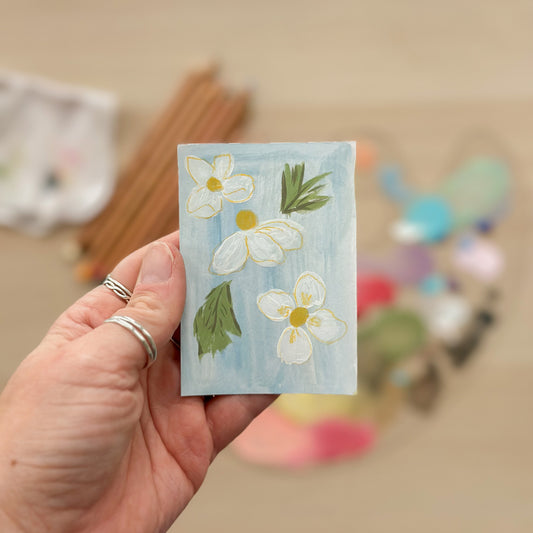 Handpicked – Original ACEO Painting (Batch 002 #7)