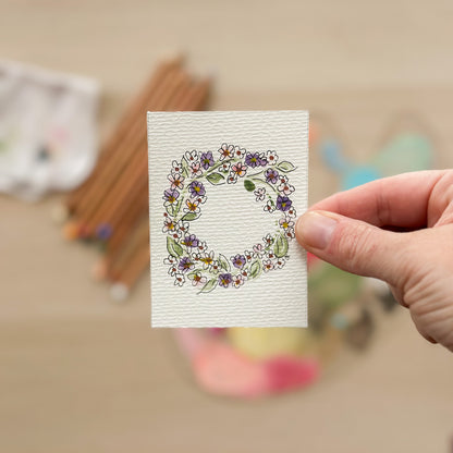 Heirloom Blossom – Original ACEO Painting (Batch 001 #5)