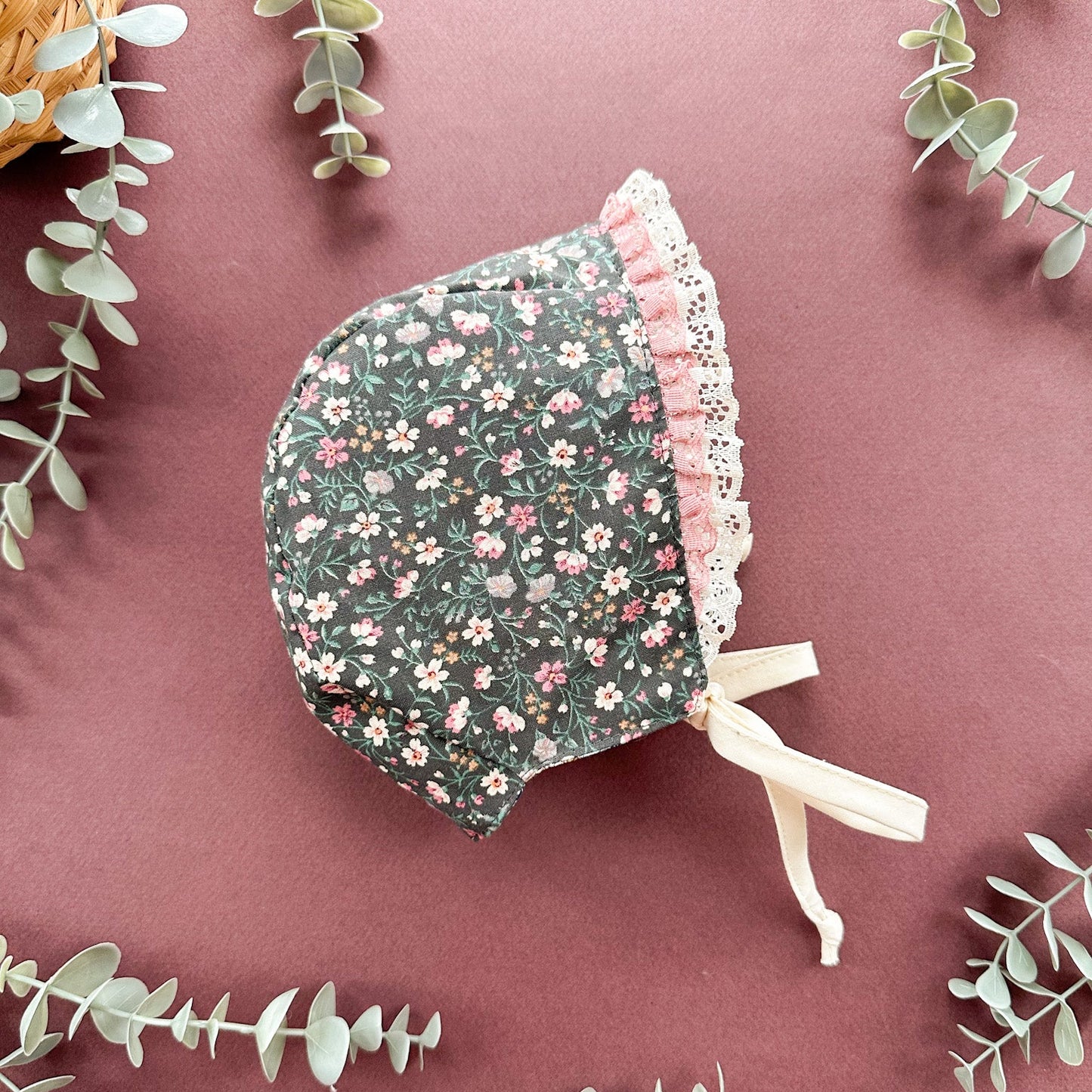 Midnight Petals  - Choose your size & trim