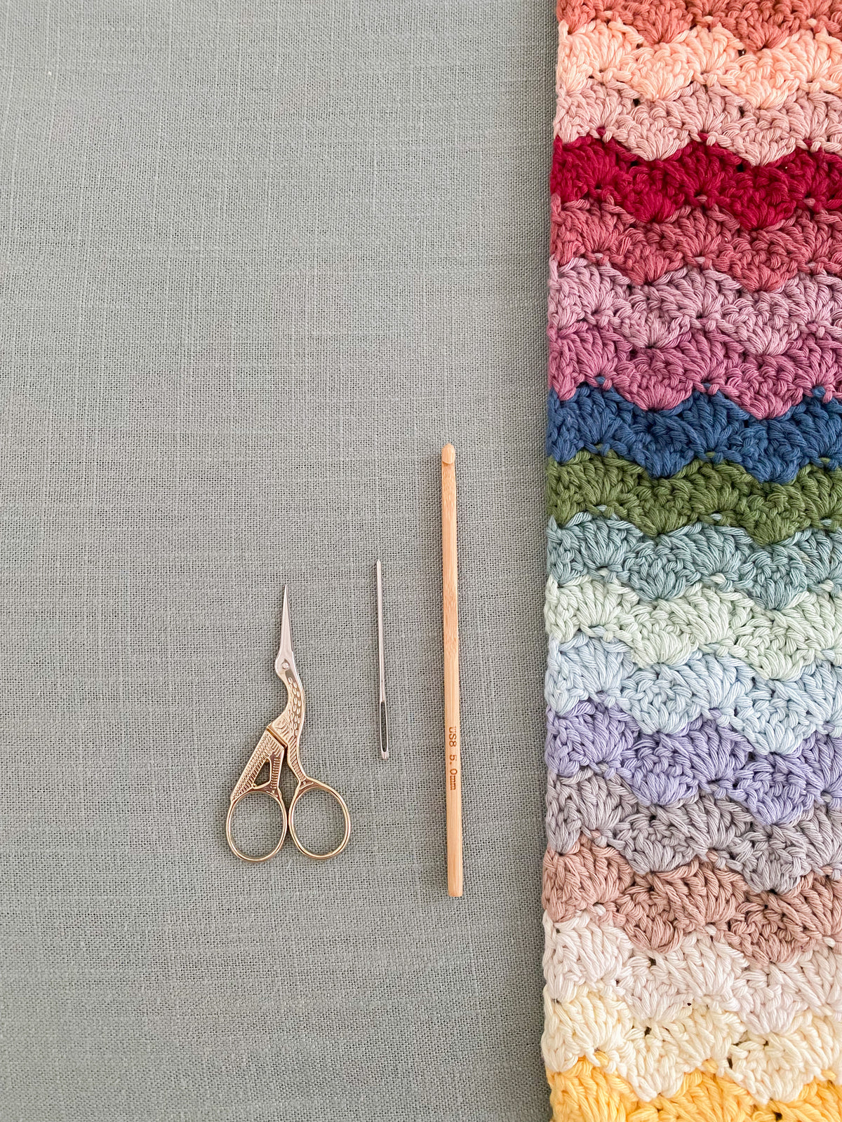 Instant Download: Hope Blanket Crochet Pattern – Sweet As April