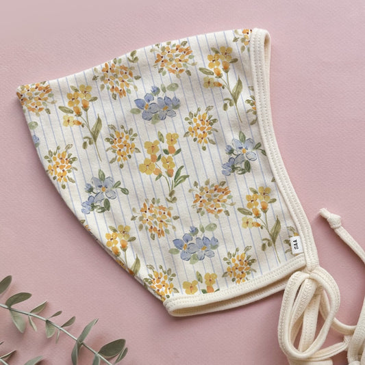 Blue Stripe Floral - Choose your size & style