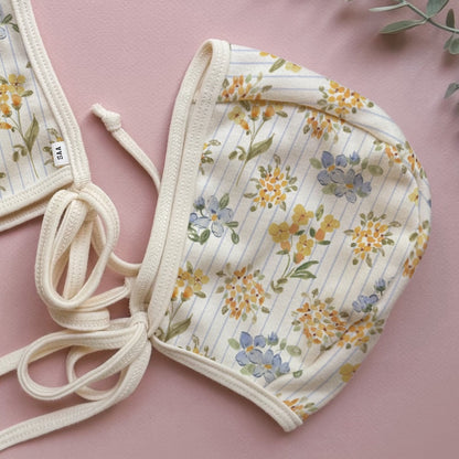 Blue Stripe Floral - Choose your size & style