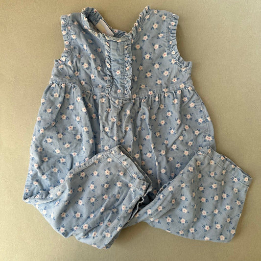 Vintage Corduroy Romper - 12 months - Closet Sale 004