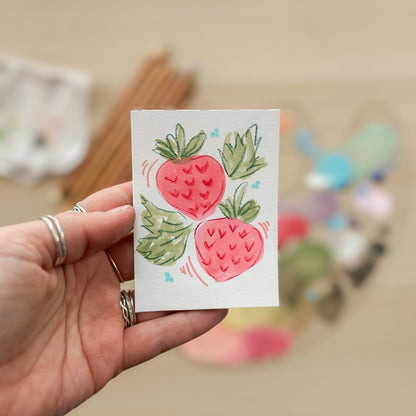 June Harvest – Original ACEO Painting (Batch 002 #4)