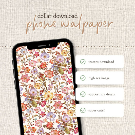 Instant Download : Phone Wallpaper : Margaret