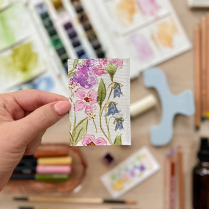 Morning Glory #2 – Original ACEO Painting (Batch 019 #2)