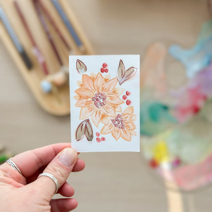 Morning in Bloom – Original ACEO Painting (Batch 003 #1)