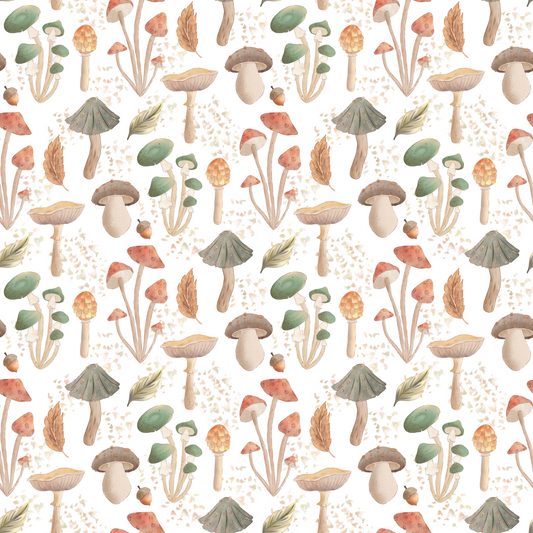 Instant Download: Muted Mushrooms