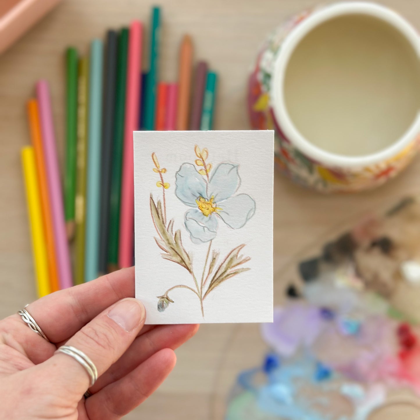 Painted Quiet – Original ACEO Painting (Batch 004 #22)