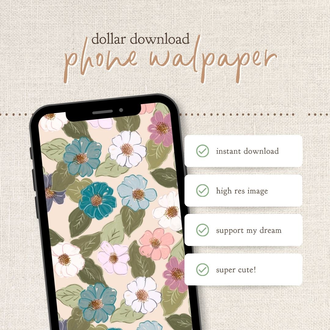 Instant Download : Phone Wallpaper : Peggy