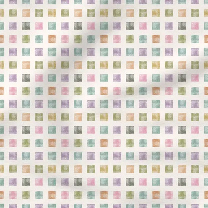 Tiny Blooms : Petal Grid - Fabric by the yard starting at