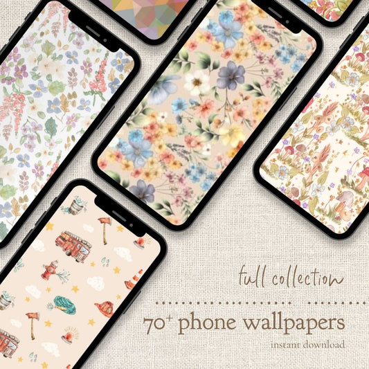 Instant Download : Full Phone Wallpaper Collection