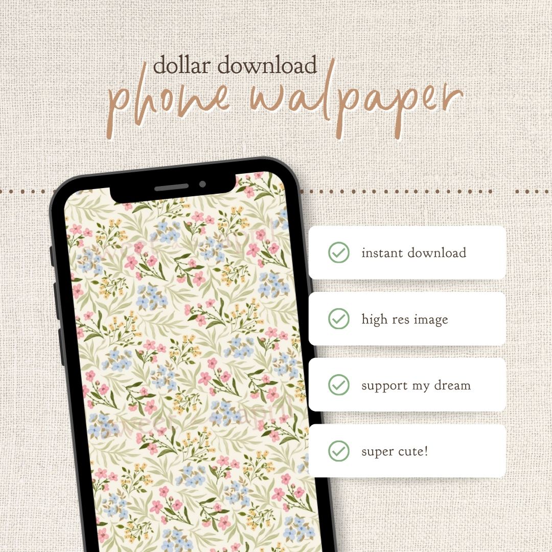 Instant Download : Phone Wallpaper : Primrose Path