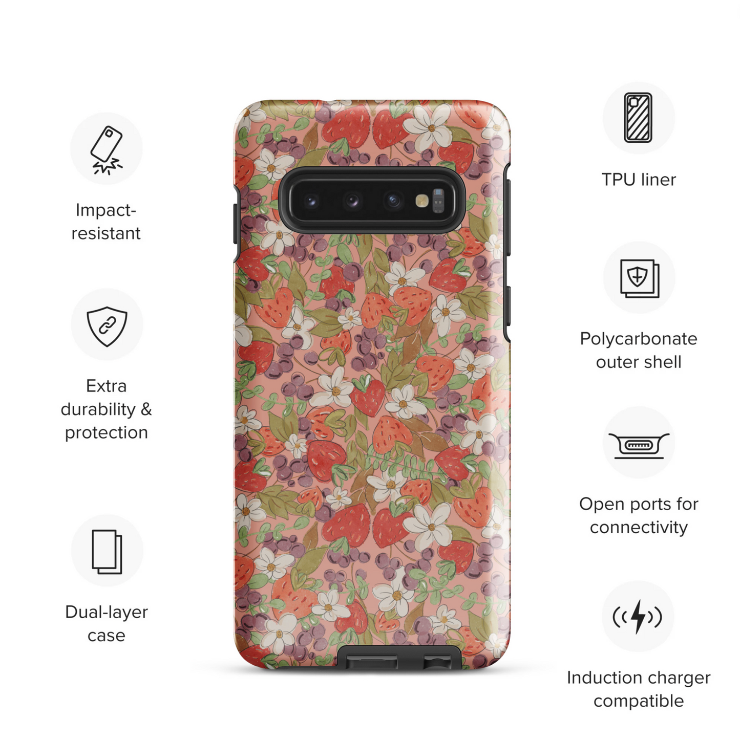 Nori : Pink : Tough case for Samsung®