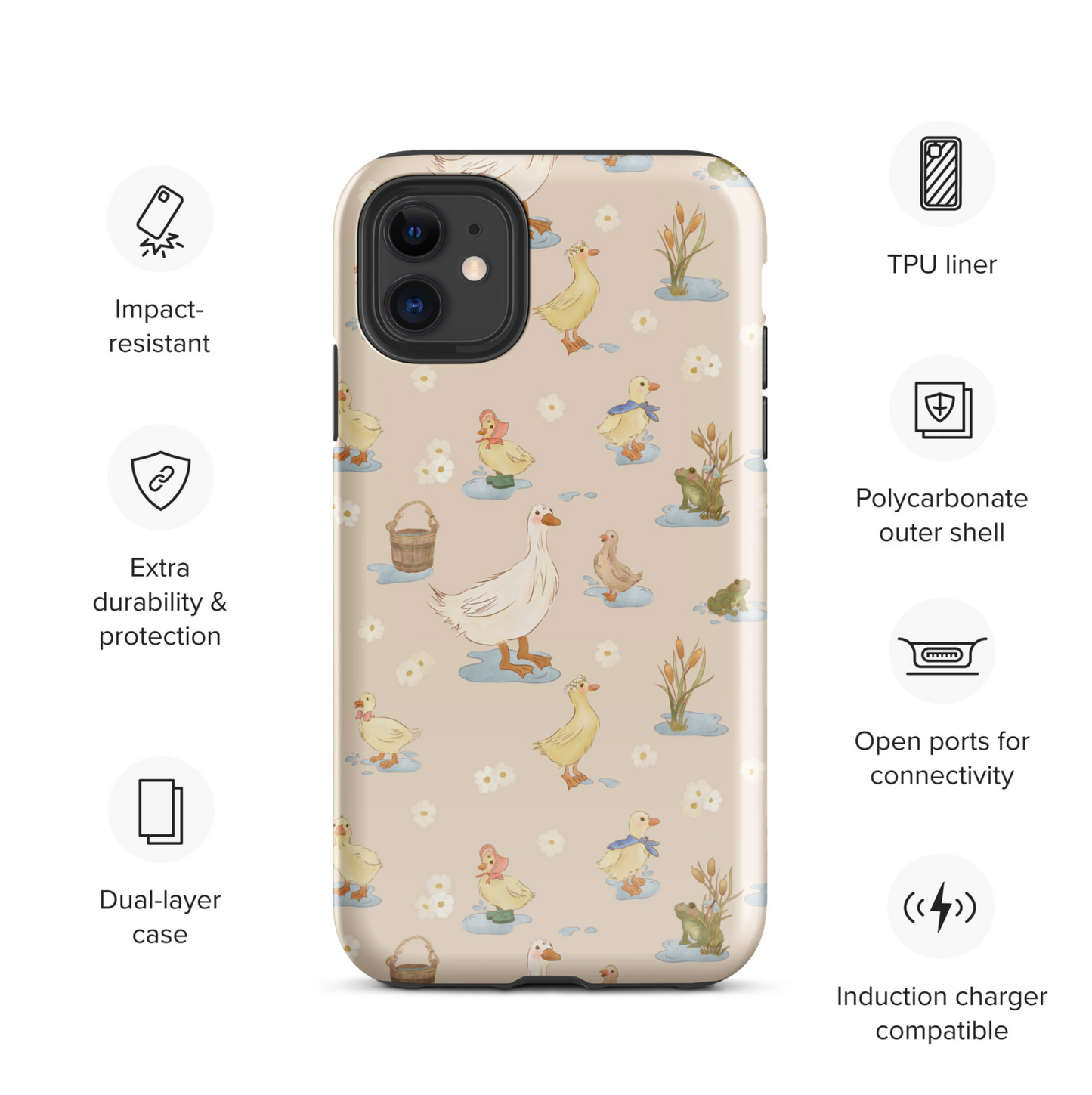 Puddle Ducks : Tough Case for iPhone®