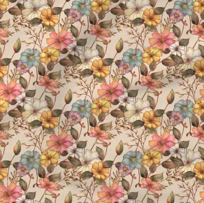 Lily Floral - Fabric by the yard starting at