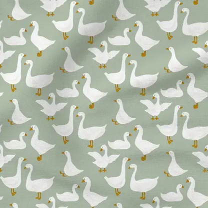 Sweet Geese - Fabric by the yard starting at