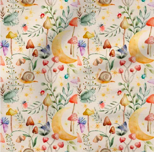 Moonbeam (Cream) - Fabric by the yard starting at