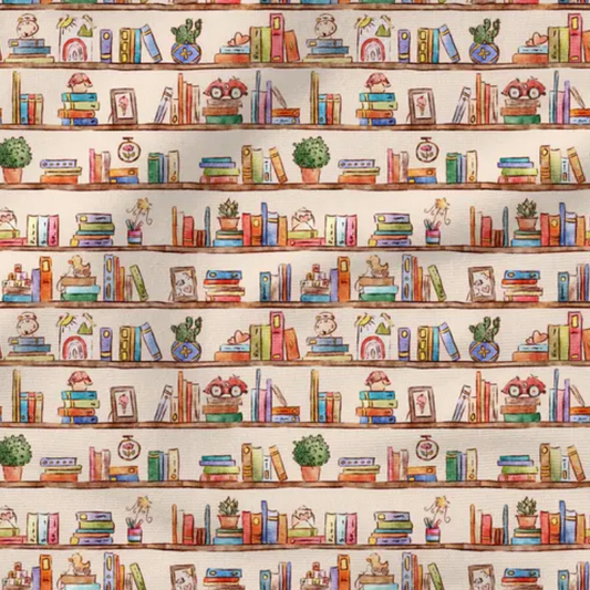 Bookworm - Fabric by the yard starting a