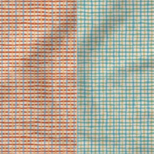 Fire Rescue - Plaids - Fabric by the yard starting at