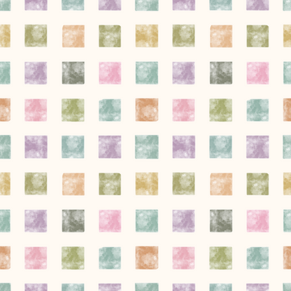 Tiny Blooms : Petal Grid - Fabric by the yard starting at